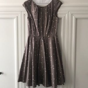 Boden Polka Dot Flowershow Fit Flare Dress - 2